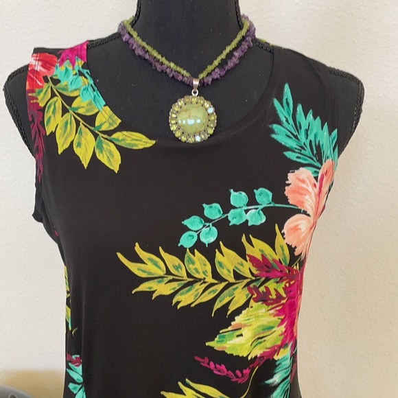 Susan Graver Summer Flair Dress Size XS - Picture 2 of 4